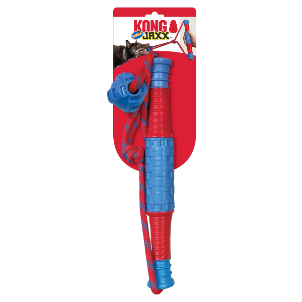 KONG Jaxx Mega Tug Dog Toy Blue & Red 1ea One Size Discount