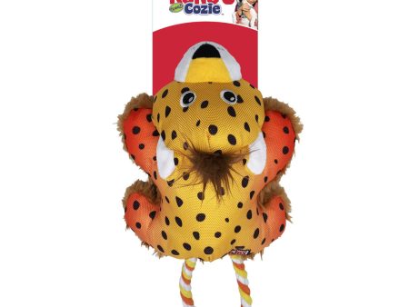 KONG Cozie Tuggz Dog Toy Cheetah 1ea MD LG Cheap