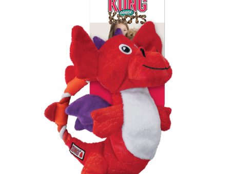 KONG Dragon Knots Dog Toy Assorted 1ea MD LG Sale