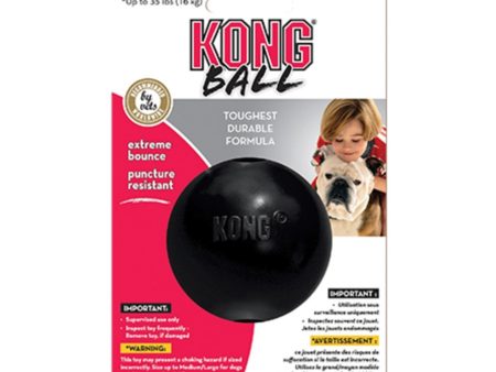 KONG Extreme Ball Dog Toy Black 1ea SM Online