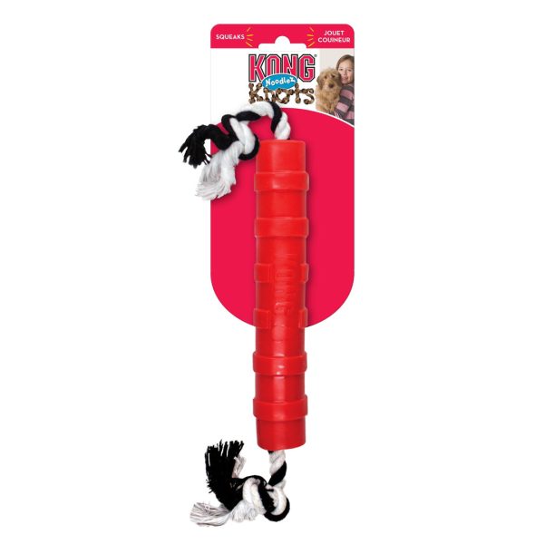 KONG Knots Noodlez Single Dog Toy Red 1ea LG Online now