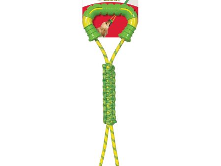 KONG Jaxx Mega Tug Dog Toy Yellow & Green 1ea One Size For Discount