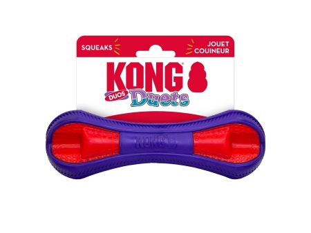 Kong Duets Duos Dog Toy Bone, 1ea Medium For Discount