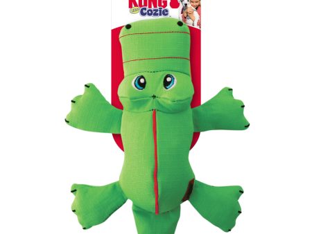 KONG Cozie Ultra Ana Alligator Dog Toy 1ea MD Fashion