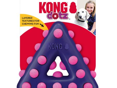 KONG Dotz Triangle Dog Toy 1ea LG Supply