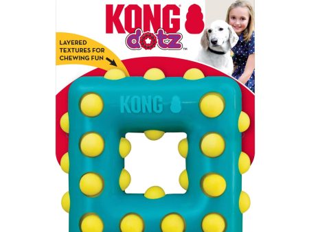 KONG Dotz Square Dog Toy 1ea LG For Sale