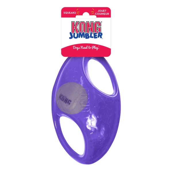 KONG Jumbler Dog Toy Football Assorted 1ea MD LG For Discount