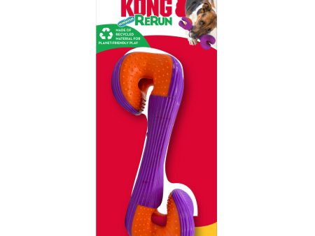 KONG Rerun Whoosh Bone Dog Toy Assorted 1ea SM MD Online now