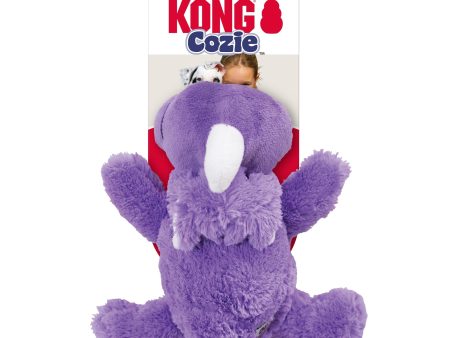 KONG Cozie Rosie Rhino Plush Dog Toy Purple 1ea SM Online