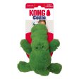 KONG Cozie Ali Alligator Plush Dog Toy Green 1ea SM on Sale