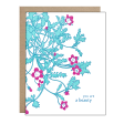 Crimson Flower Beauty Card Supply