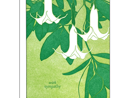 Angels Trumpet Sympathy Card Sale