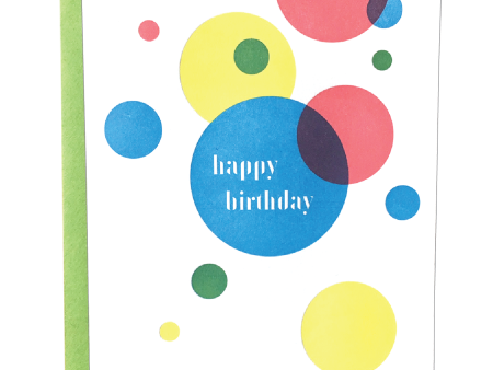 Birthday Bubbles Card on Sale