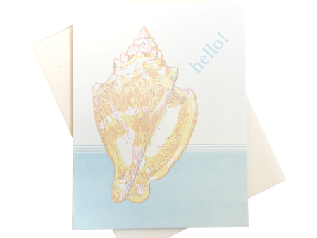 Conch Hello Card Online Sale