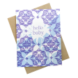 Lace Hello Baby Card Online now