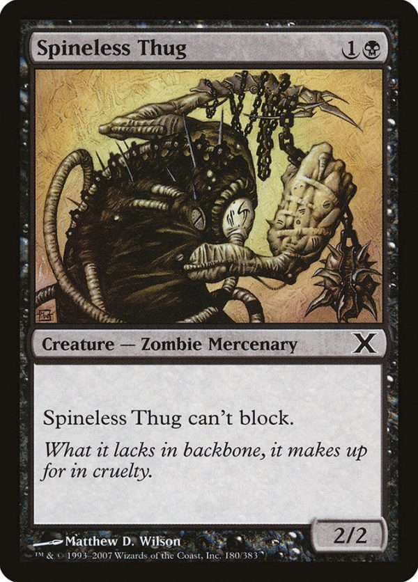 Spineless Thug [Tenth Edition] Sale