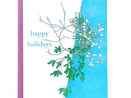 Modern Wreath Holiday Card Online