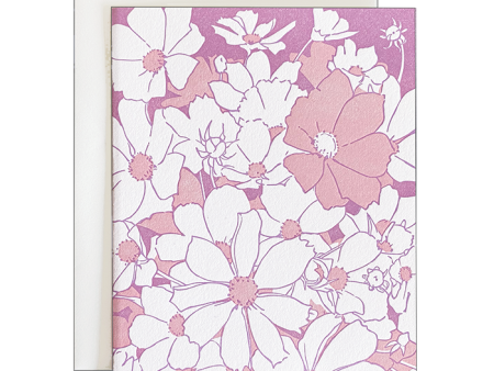 Cosmos Blank Card - Plum Online Hot Sale