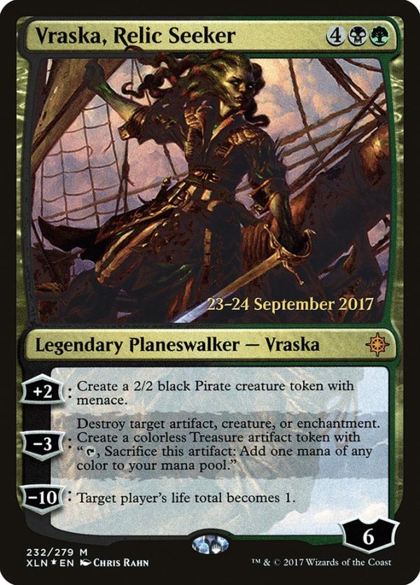 Vraska, Relic Seeker [Ixalan Prerelease Promos] Online Sale