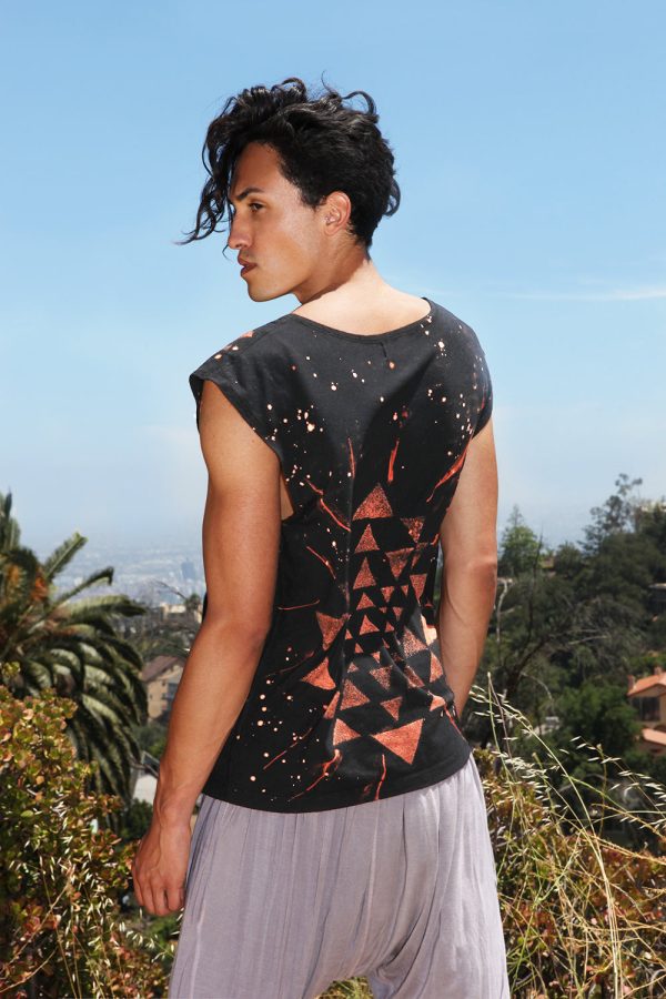 Men s Star Yantra Tee Yoga Shri Yantra Online