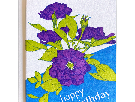 Dark Rose Birthday Card Online