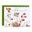 Twist Bouquet Congrats Card For Sale