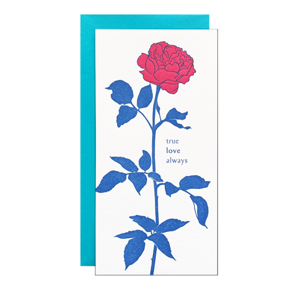 Rose True Love Card For Sale