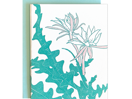 Ric Rac Cactus Birthday Card Hot on Sale