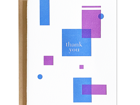 Modern Thank You Card Online now