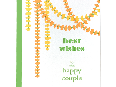 Marigold Garland Wedding Card Online Hot Sale