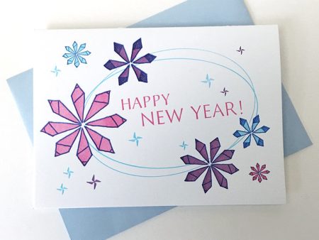 Pinwheel New Year Card Hot on Sale