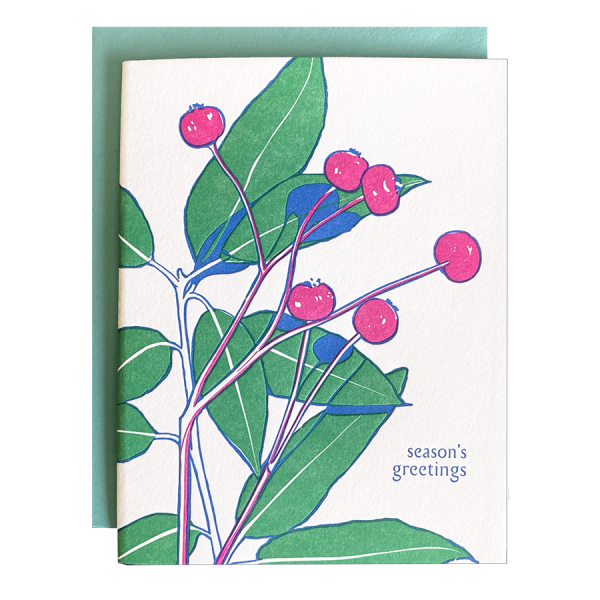 Rose Hip Holiday Card Cheap