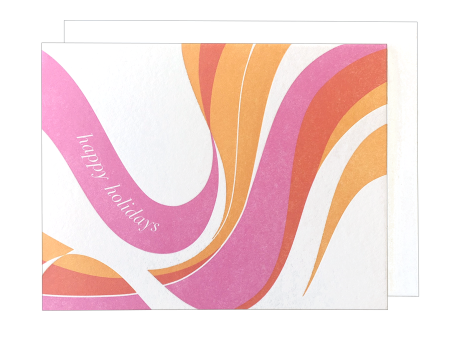 Fillmore Swirl Holiday Card Cheap