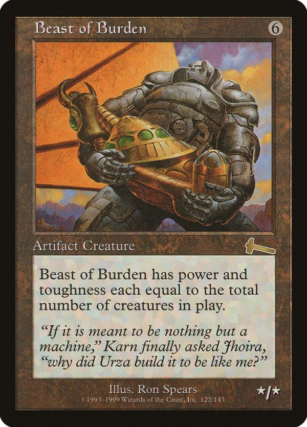 Beast of Burden [Urza s Legacy] Online Hot Sale