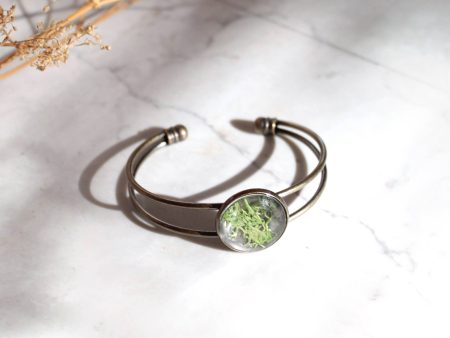 Glass Moss Cuff Bracelet Online