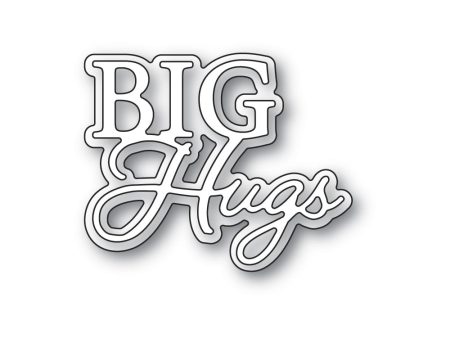 Memory Box - Big hugs posh script die Hot on Sale