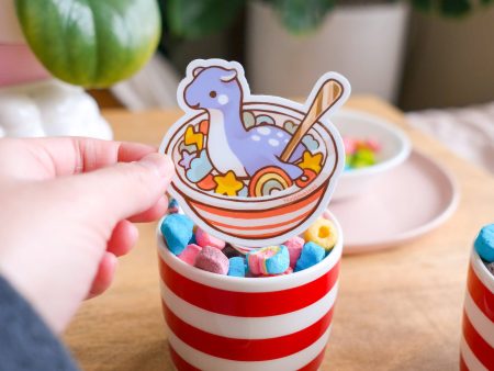 Monster Cereal Bowl Vinyl Sticker Cheap