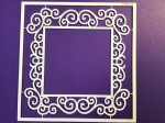 The Purple Magnolia chipboard PM0116 Large square frame Cheap