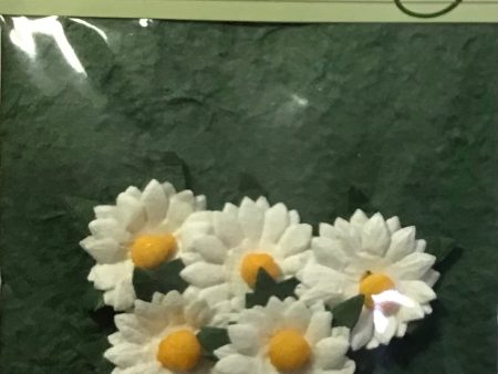 Craft Embellishment - sunflower white 2cm Online Hot Sale