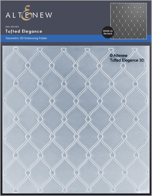 Altenew 3D tufted elegance embossing folder - PRE-ORDER For Cheap