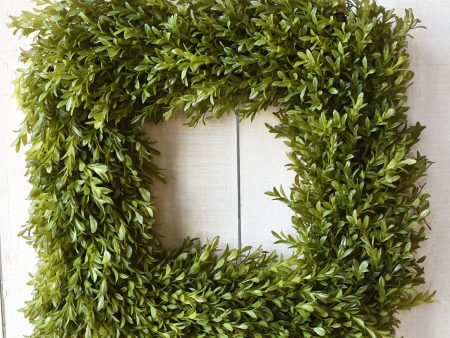 18  Square Boxwood Wreath Online Sale