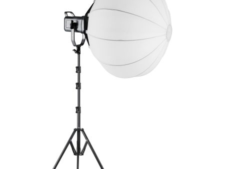 GVM PR150R 150W High Power LED Spotlight Bi-Color & RGB Studio Lighting Kit with Lantern Softbox For Discount