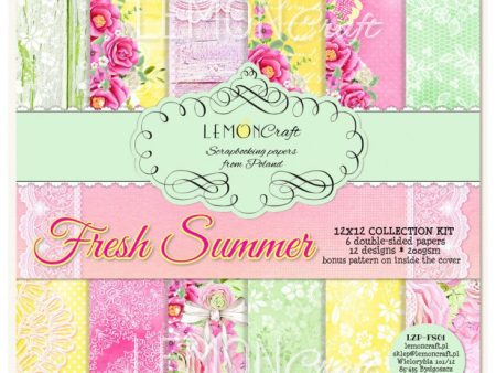 Lemoncraft Fresh summer 12x12 paper pack Online now