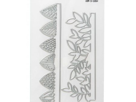 Art By Marlene cutting die border leaves Online Hot Sale