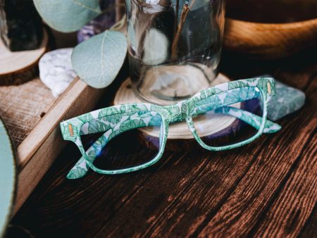 Lush Leaf Glasses on Sale