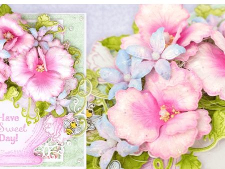 Heartfelt Creations - Sweet pea stamp, die and moluld Online now