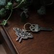 Luna Moth Keychain (Silver) Online now