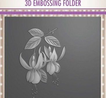 Nellies 3D embossing folder - Fuchsia For Cheap