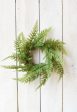 11  Faux Leather Fern Wreath Online Sale