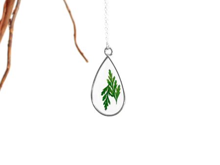 The Droplet Necklace (Silver) Online Sale